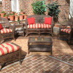 Resin Wicker Patio Furniture, Rustic Brown Madrid - Resin Wicker .