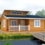 IG-2-040 ecomonic easy assembly prefab timber homes for resorts .