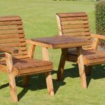 Buy 2 Seater Love Seat Handmade Wooden Chairs Garden Chair Set .