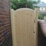 Wooden Garden Gate Arched Top Bespoke Sizes Also Available - Et