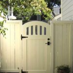 Cottage-y gate, with arch top. | Backyard gates, Garden gates and .
